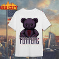 Tomby Coffin Bear Graphic Cute Purple Goth Teddy Spooky Shirt