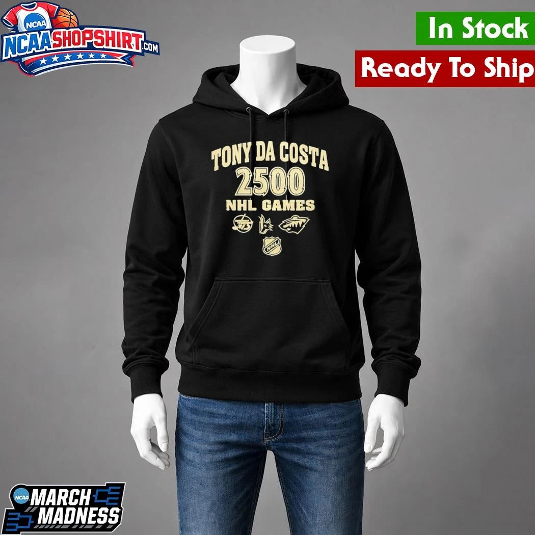 Tony Da Costa 2500 NHL Games Shirt