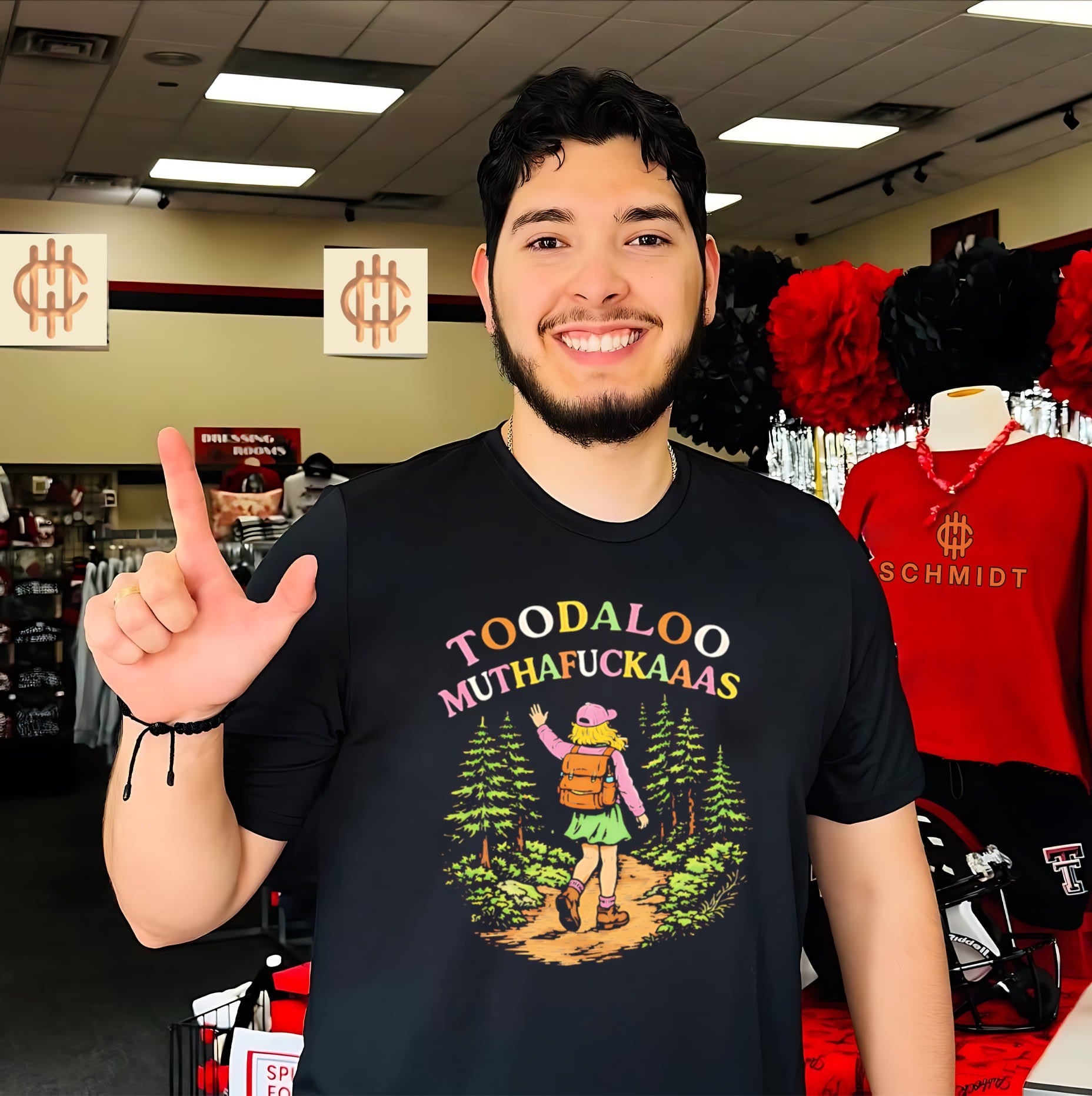 Toodaloo Muthafuckaaas Hiker Girl shirt