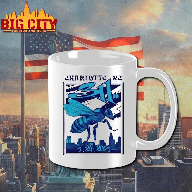 Top 311 June 24 2025 Charlotte Nc Tour Shirt