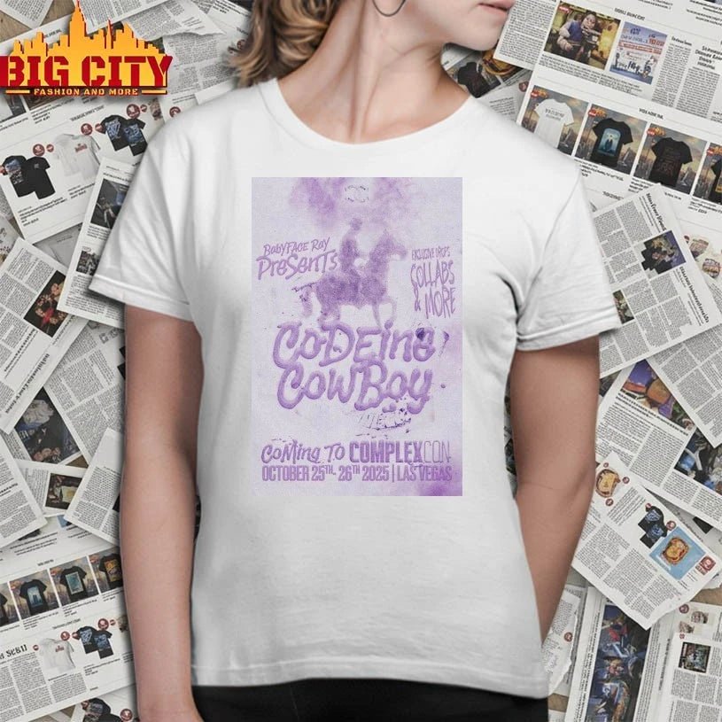 Top Babyface Ray Oct 25 26 2025 ComplexCon Las Vegas Poster Shirts