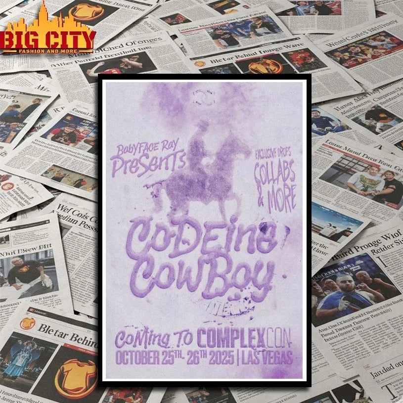 Top Babyface Ray Oct 25 26 2025 ComplexCon Las Vegas Poster Shirts