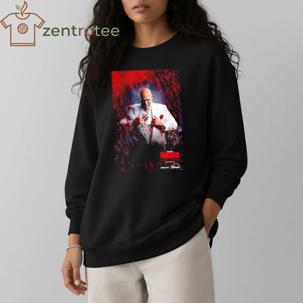 Top Daredevil Born Again Season 2 Kingpin Character tee