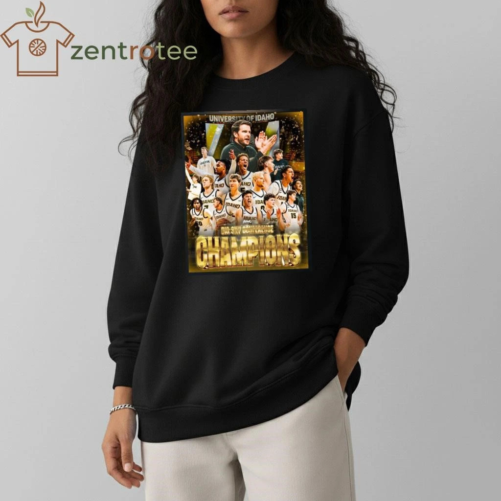Top Idaho Vandals Men #8217 S Basketball 2026 Big Sky Conference Champions tee