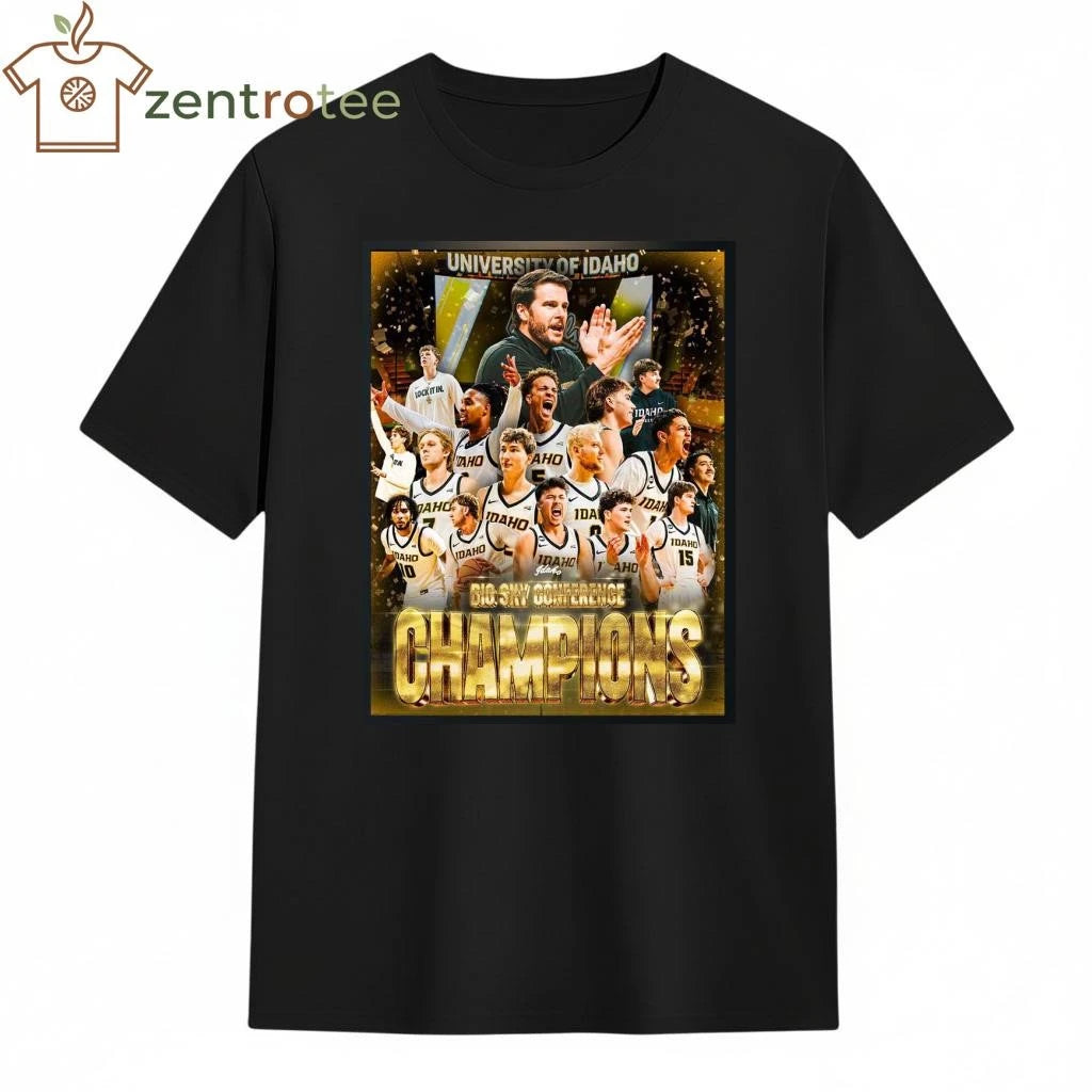 Top Idaho Vandals Men #8217 S Basketball 2026 Big Sky Conference Champions tee
