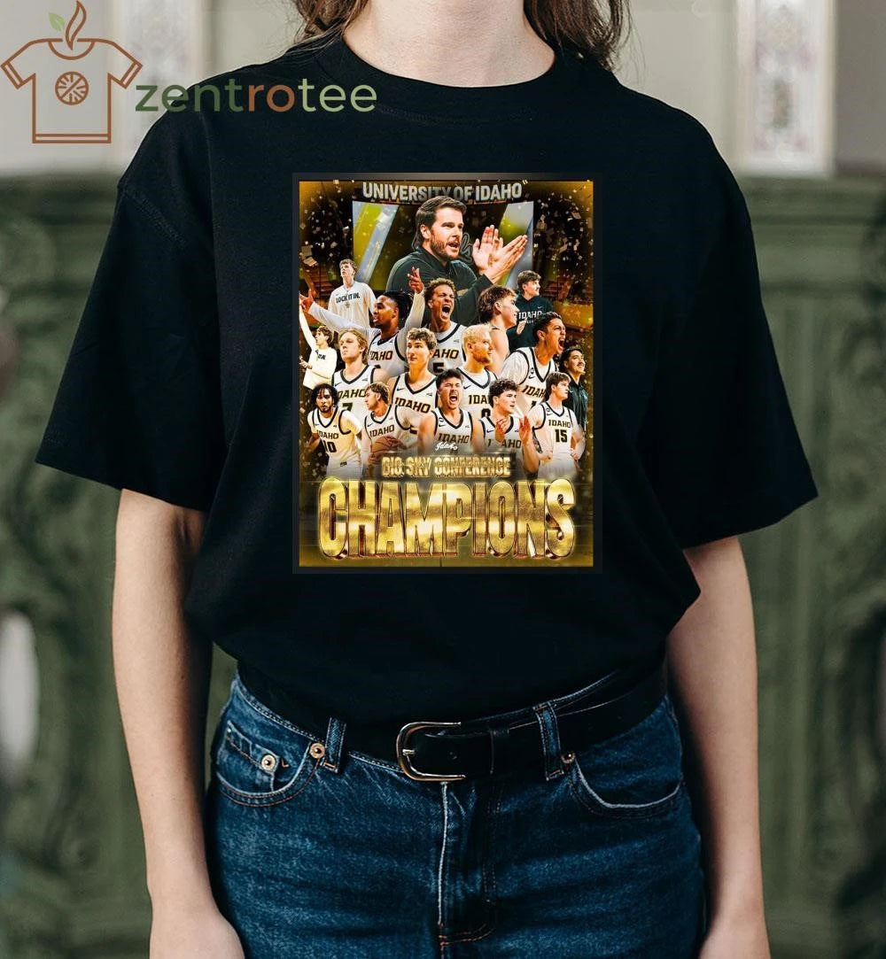 Top Idaho Vandals Men #8217 S Basketball 2026 Big Sky Conference Champions tee