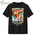 Top Nkctees BLACKPINK LISA Monkeying Around With Punch monkey Graphic T-Shirt – Streetwear Edition