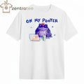 Top On My Pooter Frog Cartoon laptop tee