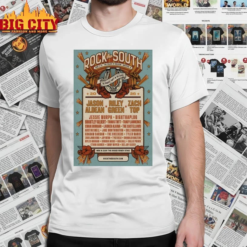 Top Rock The South Decatur Shows On Jun 11-13 2026 Poster Shirts