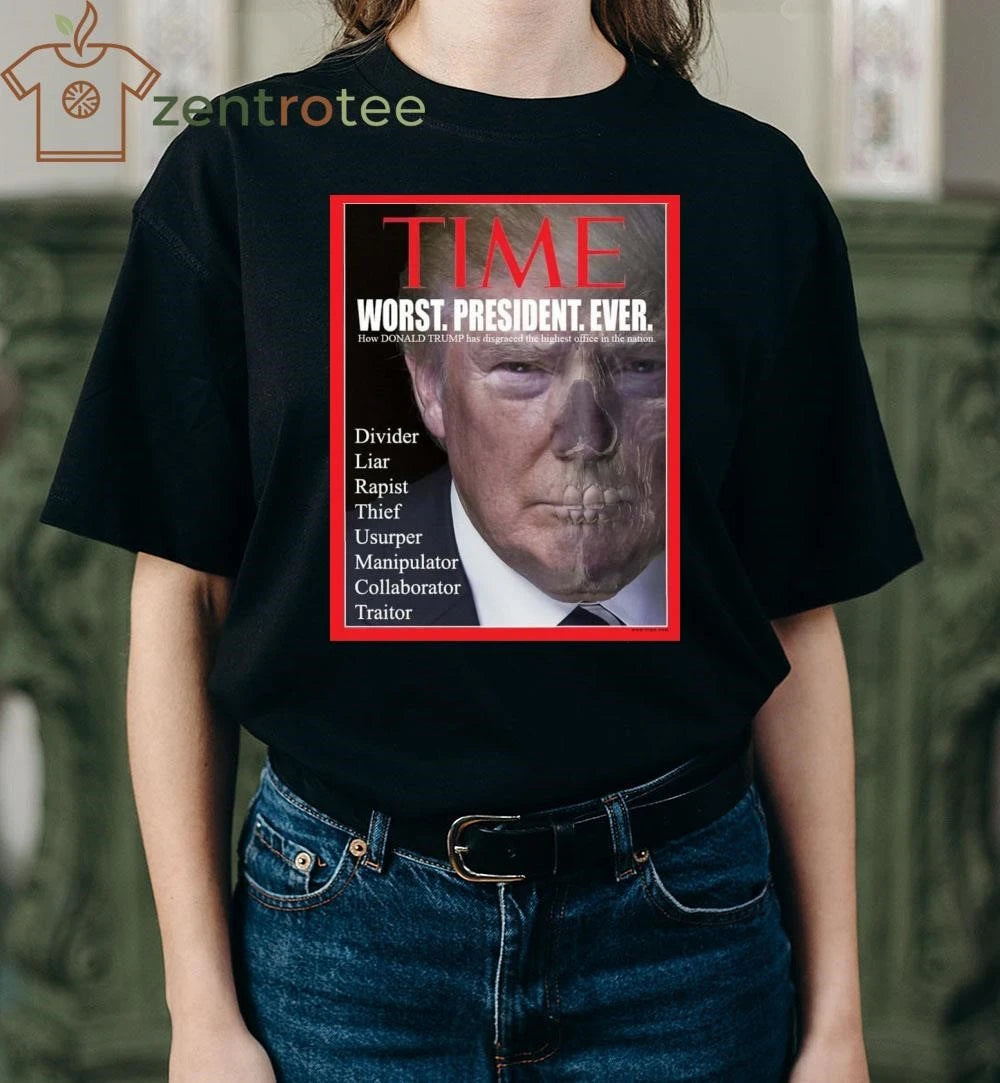 Top Time Worst President Ever Trump tee