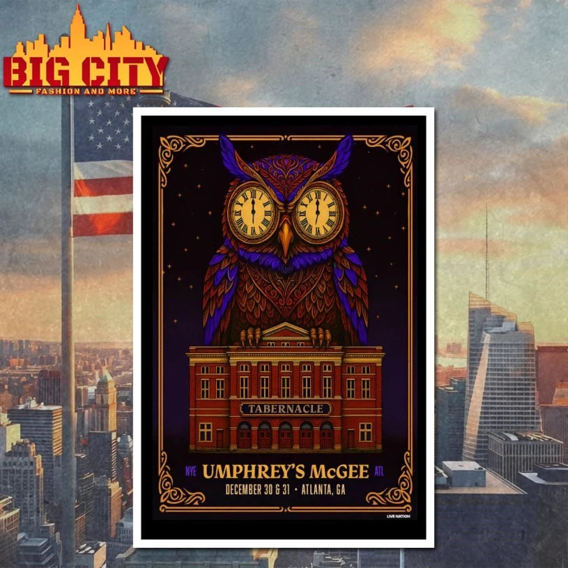 Top Umphrey’s McGee Atlanta GA, December 30-31 2025 Poster shirt