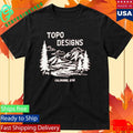 Topo Designs X Pine Printshop Mountain Doodle Shirt