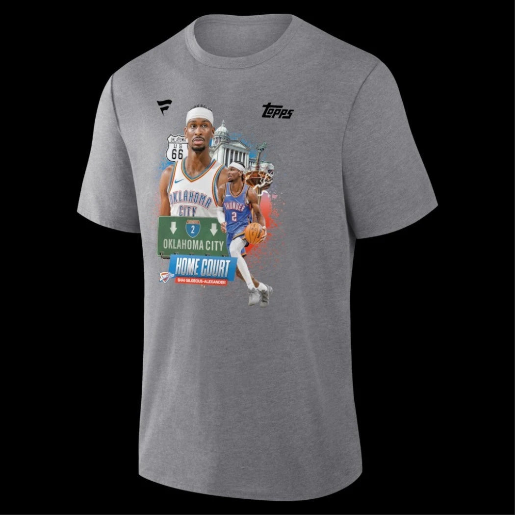 Topps Home Court Shai Gilgeous-Alexander Oklahoma City Thunder T-Shirt