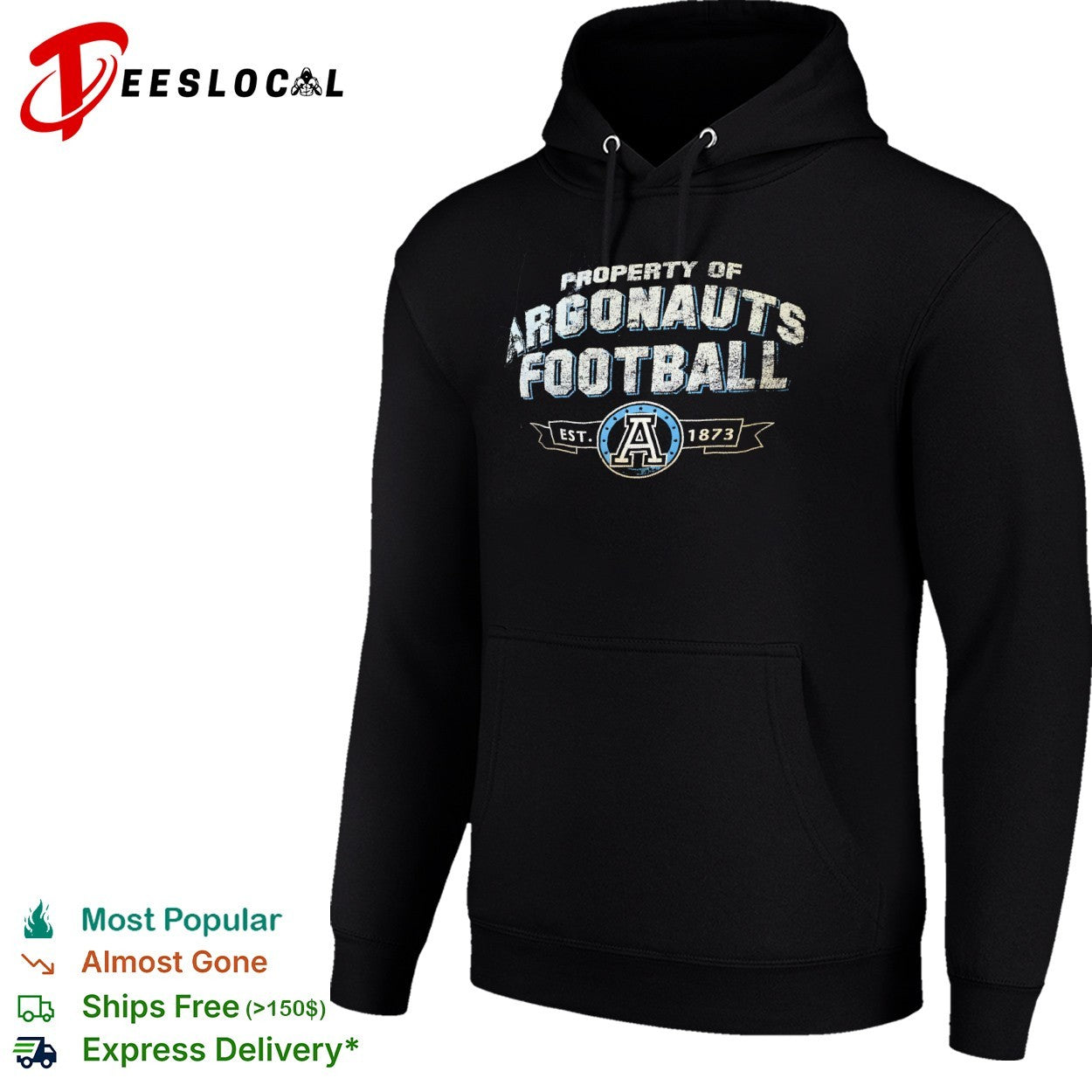 Toronto Argonauts A logo property of football est 1873 shirt