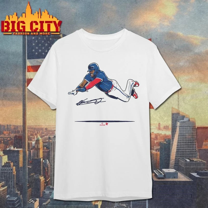 Toronto Baseball Vladimir Guerrero Jr Super Vlad Flying Slide Shirt