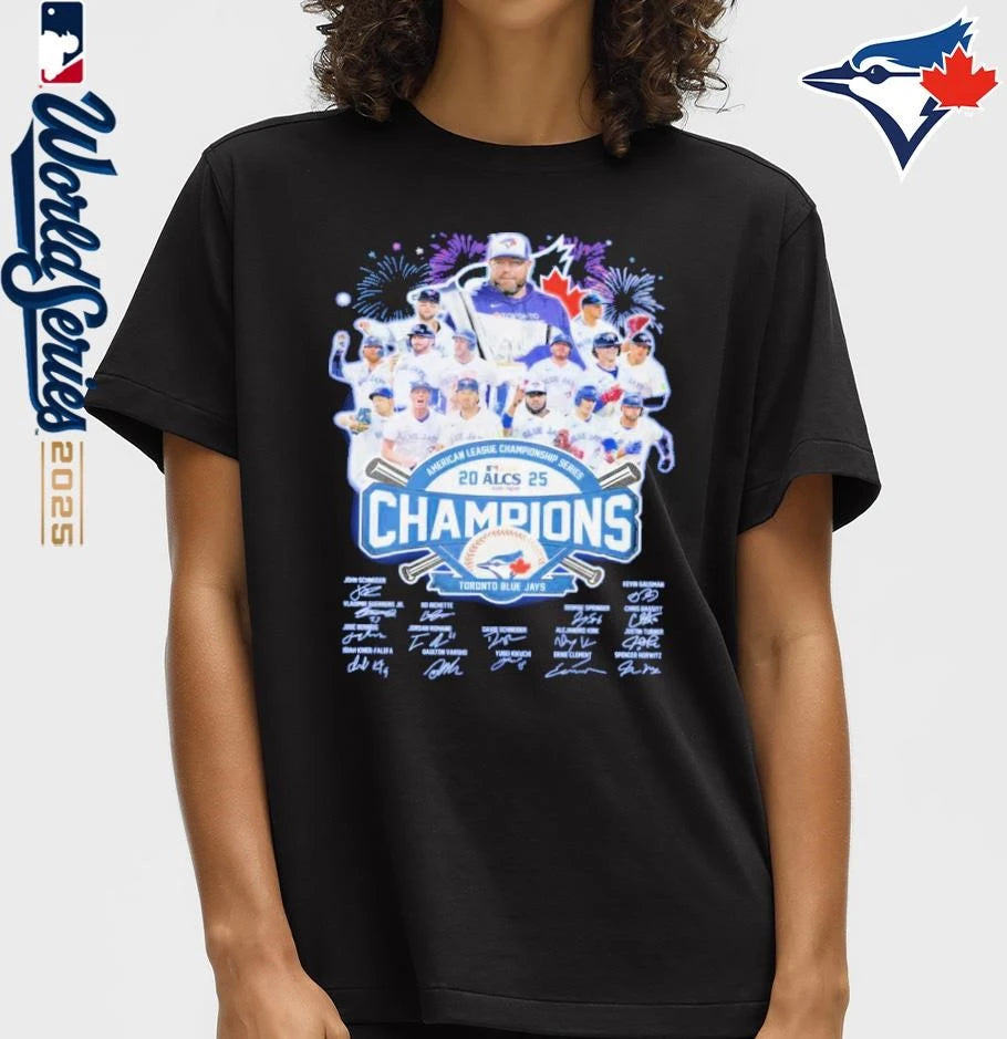 Toronto Blue Jays 2025 Road To World Series Champions T-Shirt