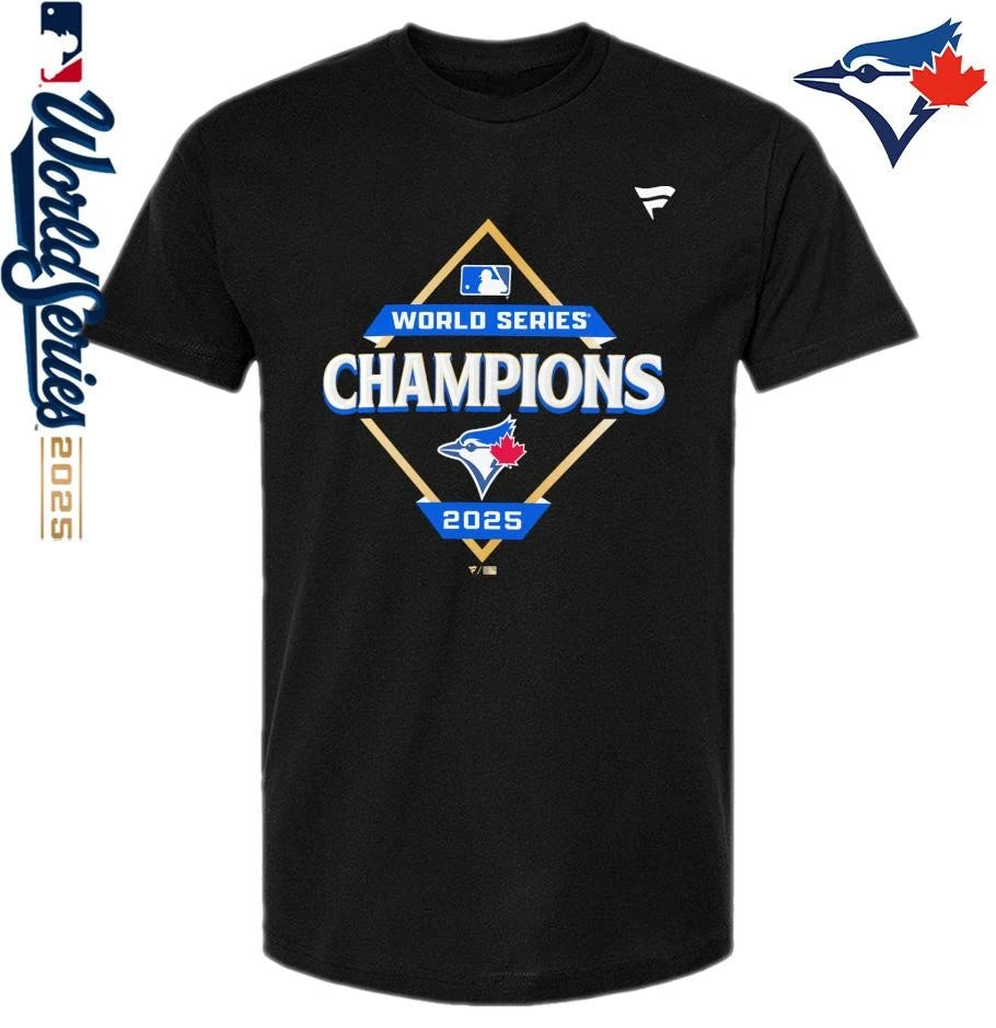 Toronto Blue Jays 2025 World Series Champions Locker Room T-Shirt