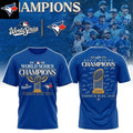 Toronto Blue Jays 2025 World Series Champions Roster Signatures Two Sided T-Shirt