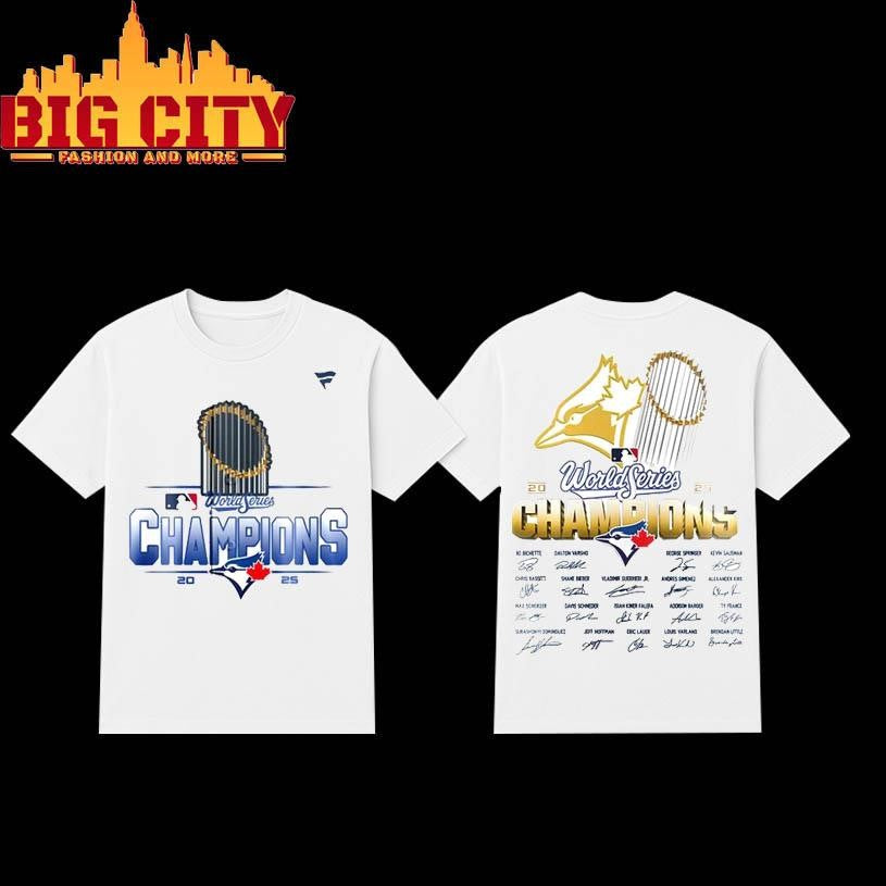 Toronto Blue Jays 2025 World Series Champions Two Sided Shirt