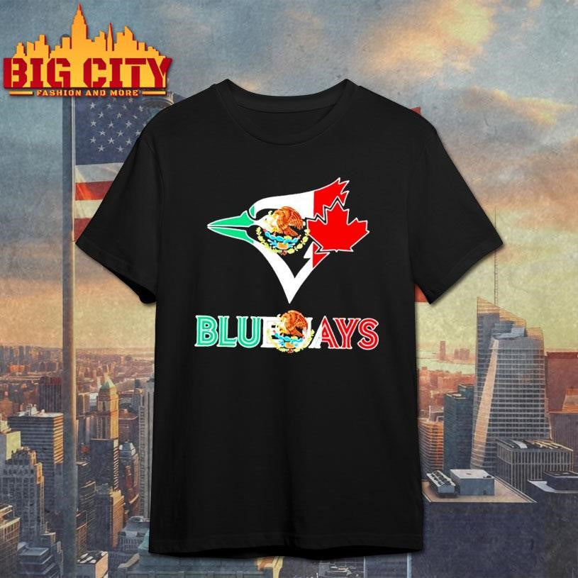Toronto Blue Jays Baseball X Mexican Flag Shirt