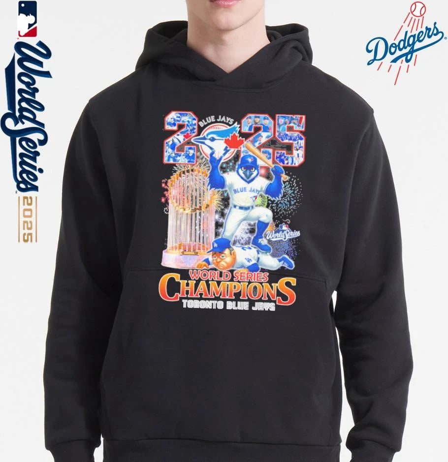 Toronto Blue Jays Victory Dodgers 2025 World Series Champions T-Shirt