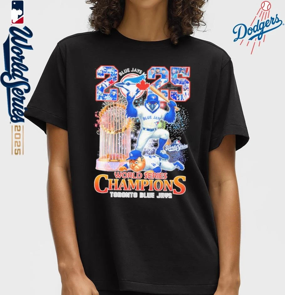 Toronto Blue Jays Victory Dodgers 2025 World Series Champions T-Shirt