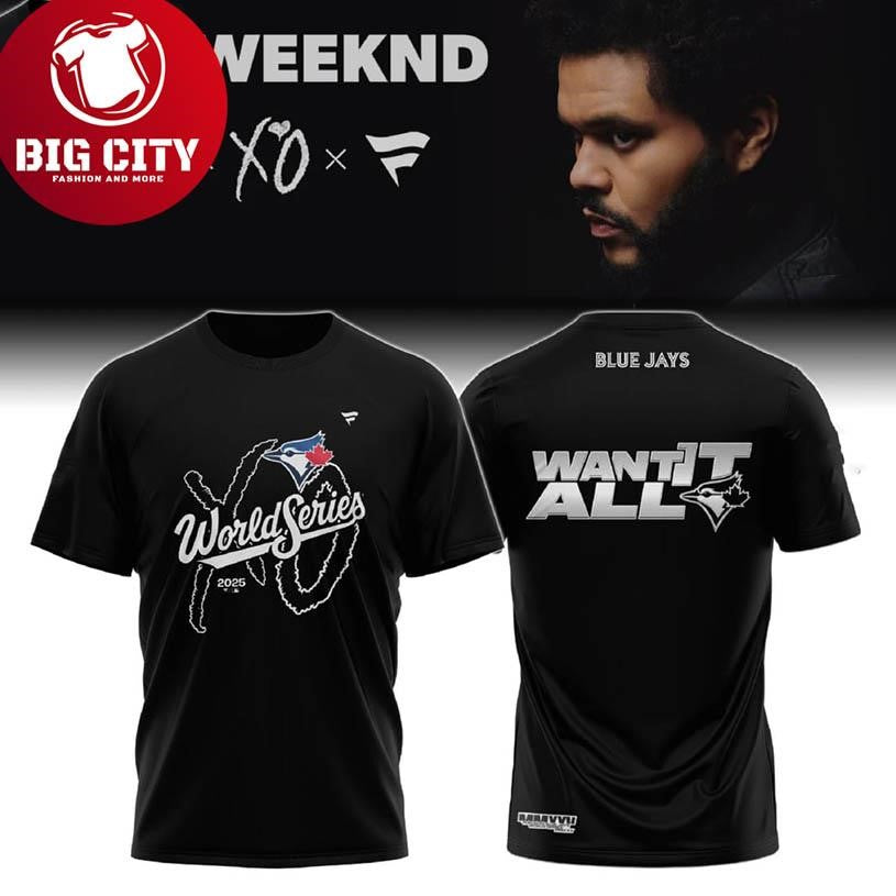 Toronto Blue Jays World Champions The Weeknd 2025 Two Sided Shirt