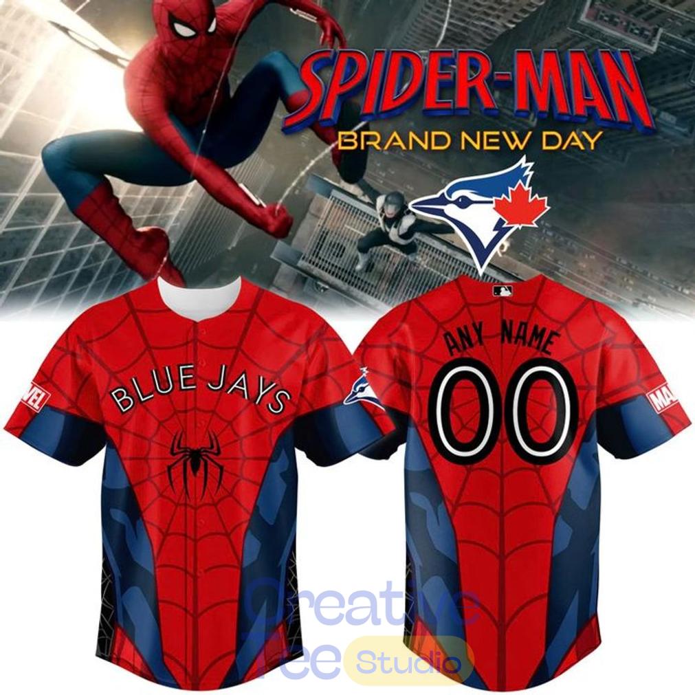 Toronto Blue Jays x Spider-Man Brand New Day 2026 Baseball Jersey