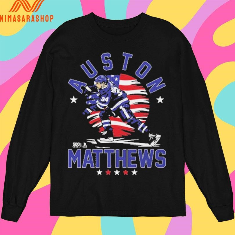Toronto Maple Leafs Auston Matthews Toronto USA Flag Gold Medal 2026 Shirts