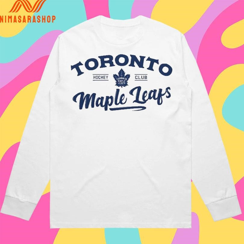 Toronto Maple Leafs Hockey Club Levelwear White Richmond Ice Wall Shirts