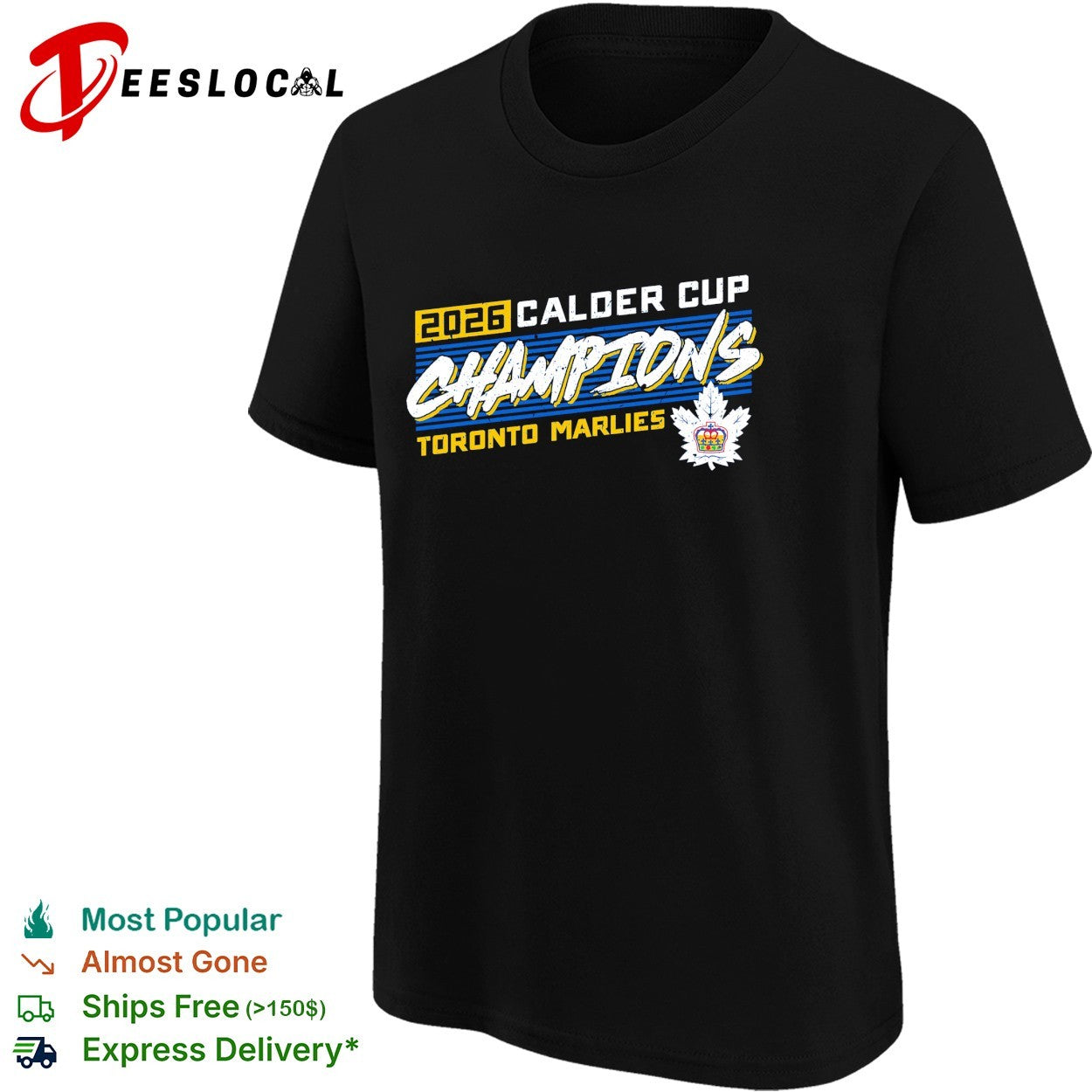 Toronto Marlies Calder Cup champions 2026 blue shirt