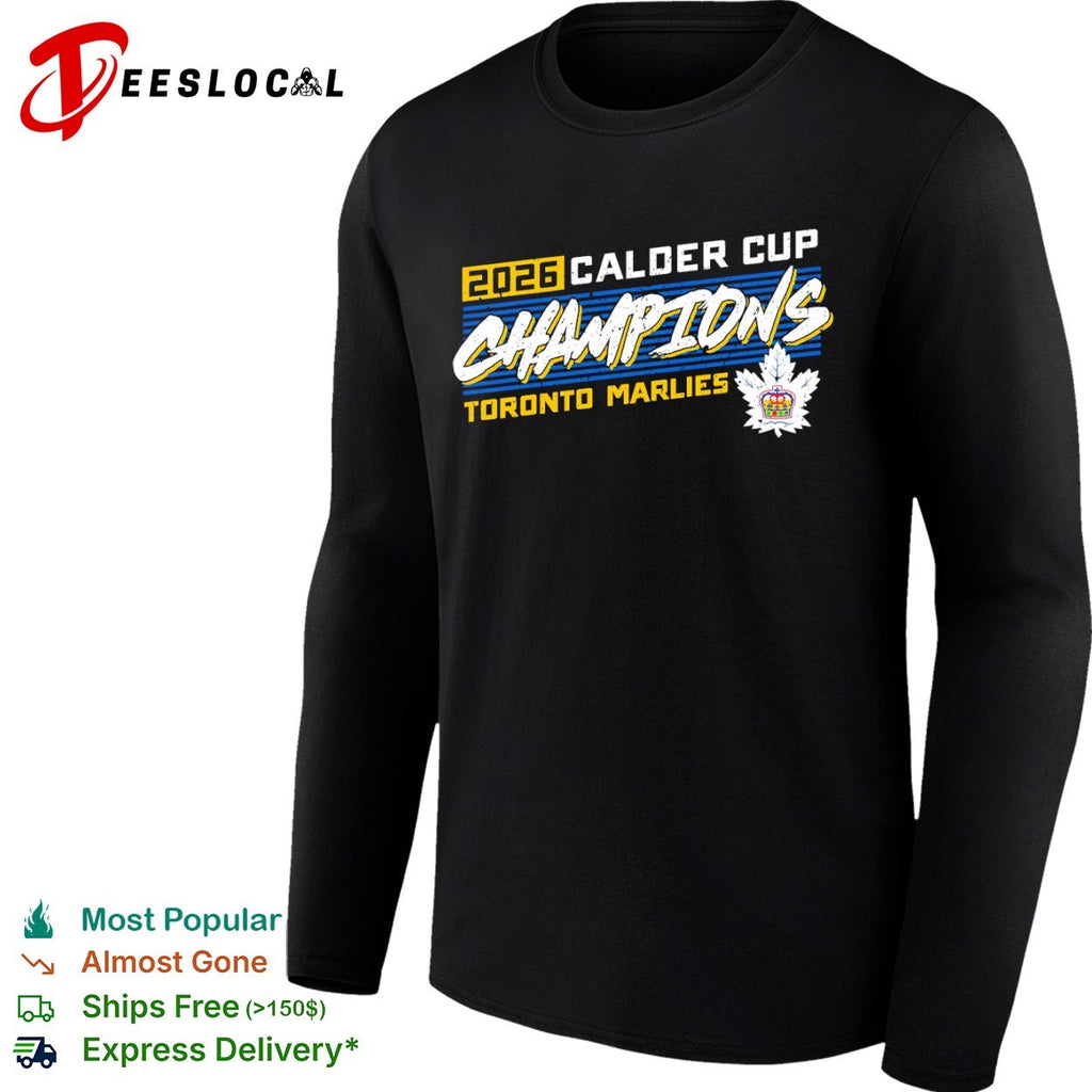 Toronto Marlies Calder Cup champions 2026 leaf shirt