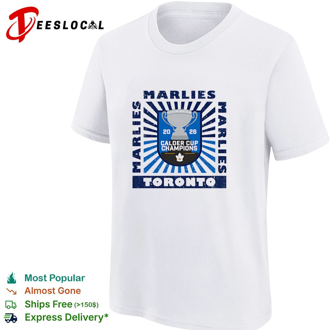 Toronto Marlies Calder Cup champions 2026 trophy shirt