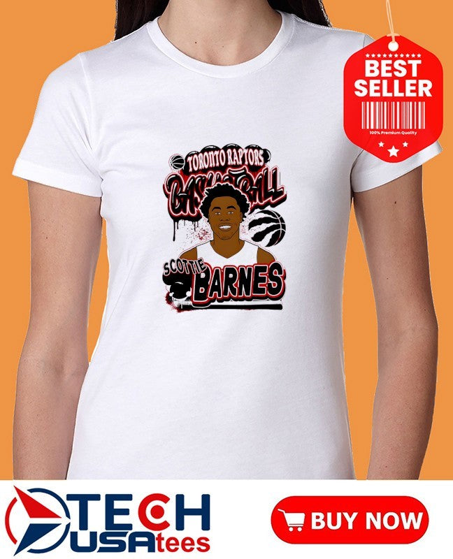 Toronto Raptors Basketball Scottie Barnes caricature shirt