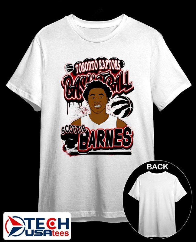 Toronto Raptors Basketball Scottie Barnes caricature shirt