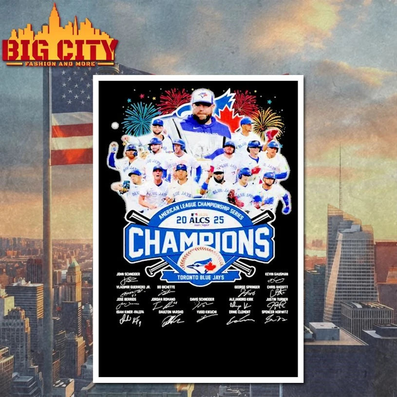 Toroto Blue Jays American League Champions 2025 Members Shirt