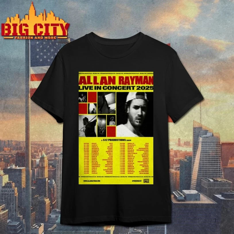 Tour 2025 Allan Rayman Poster shirt