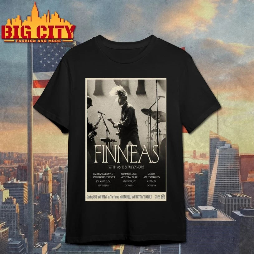 Tour 2025 Finneas Ashe &amp; The Favors Poster shirt