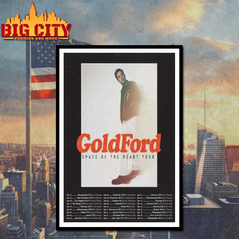 Tour 2026 Jeffrey Goldford Poster Shirt