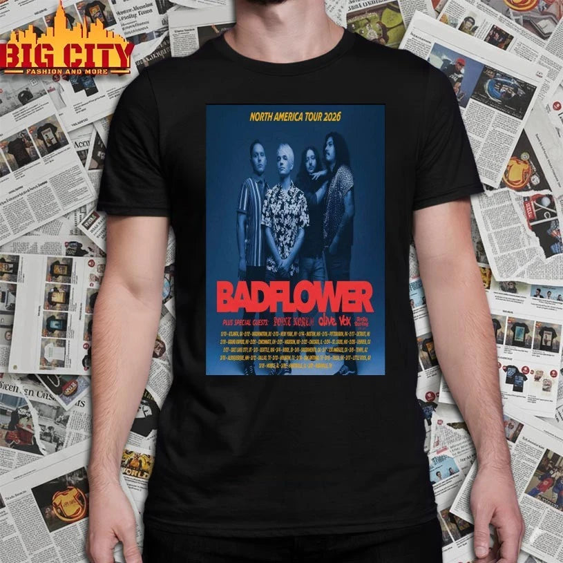 Tour Badflower North America 2026 Poster shirt