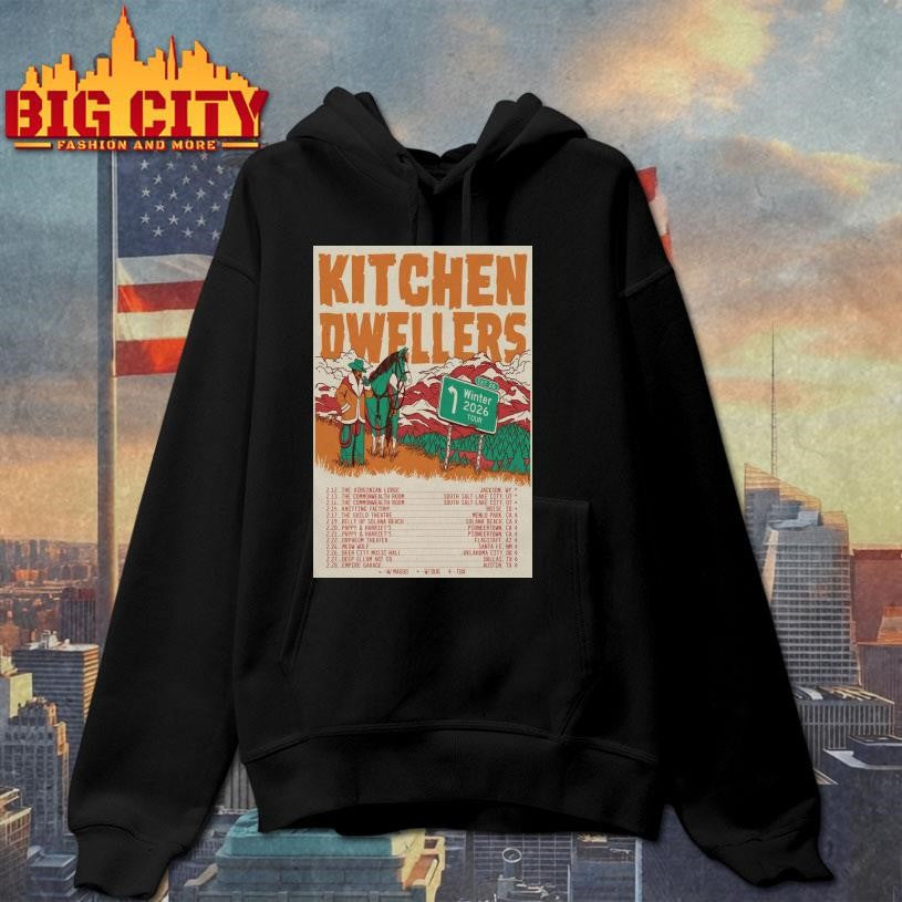 Tour Kitchen Dwellers 2026 Poster Shirt
