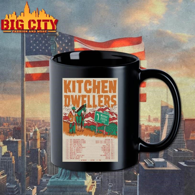 Tour Kitchen Dwellers 2026 Poster Shirt