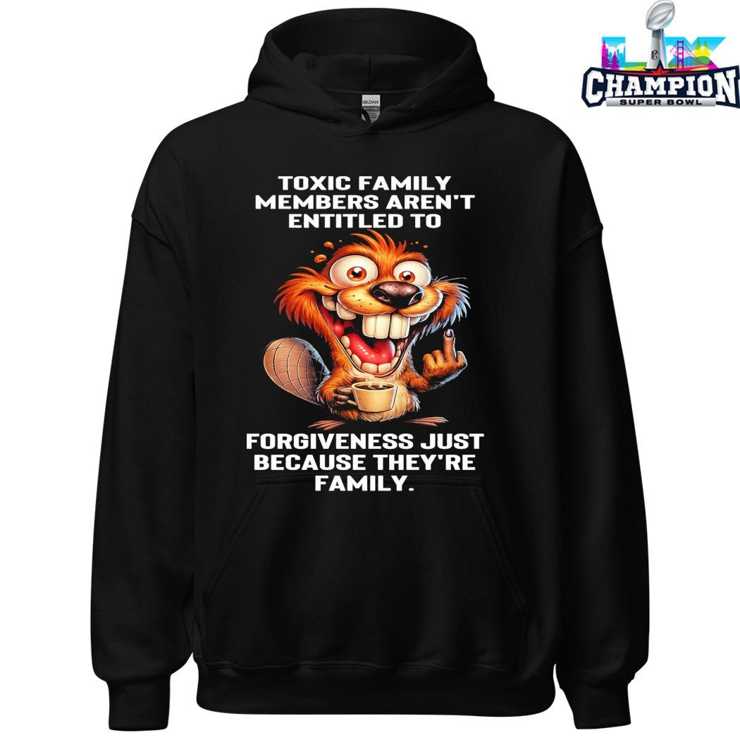 Toxic Family Members Aren’t Entitled To Forgiveness Just Because They’re Family Squirrel Middle Finger T-shirts
