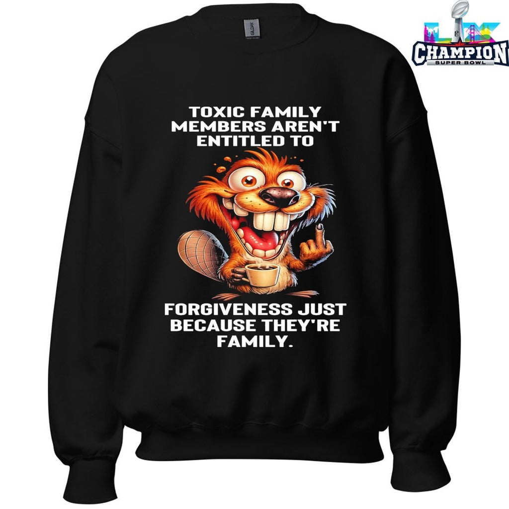 Toxic Family Members Aren’t Entitled To Forgiveness Just Because They’re Family Squirrel Middle Finger T-shirts