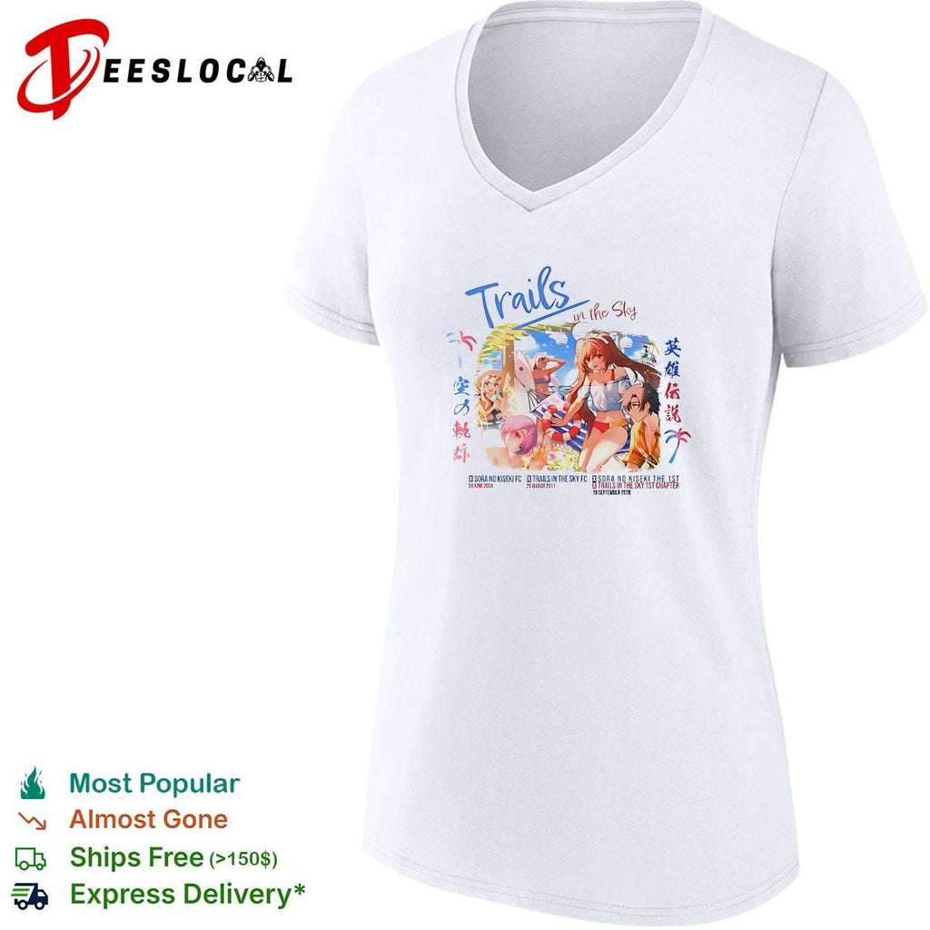 Trails in the Sky Summer vintage shirt