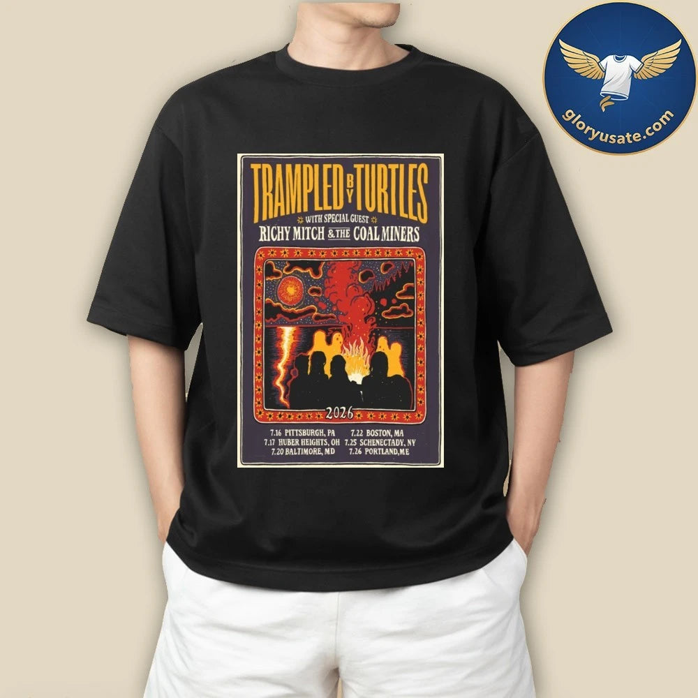 Trampled by Turtles RMCM x Farm Aid 2026 Tour Poster Shirt
