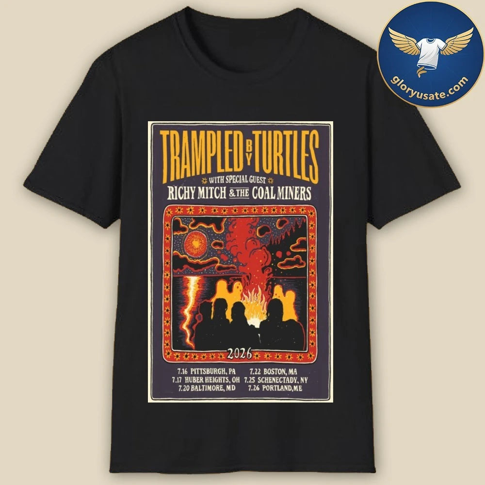 Trampled by Turtles RMCM x Farm Aid 2026 Tour Poster Shirt