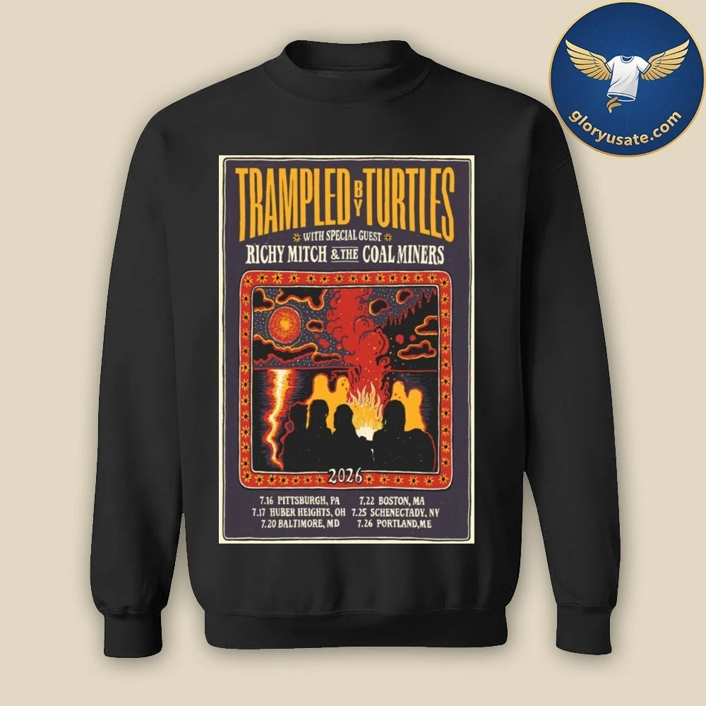 Trampled by Turtles RMCM x Farm Aid 2026 Tour Poster Shirt