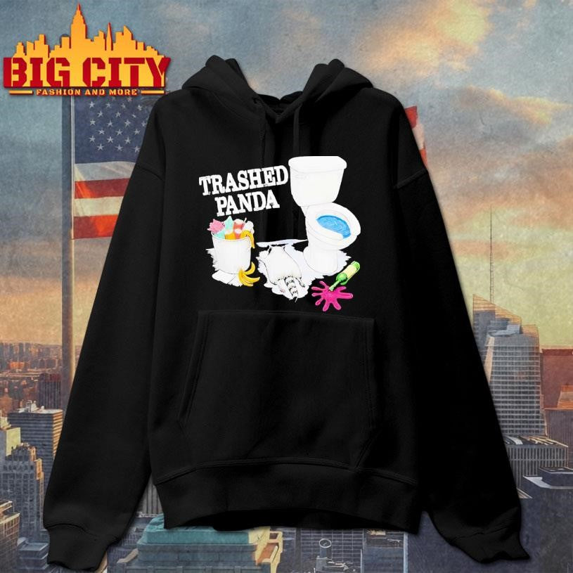 Trashed Panda Funny Drunk Raccoon Funny Shirt