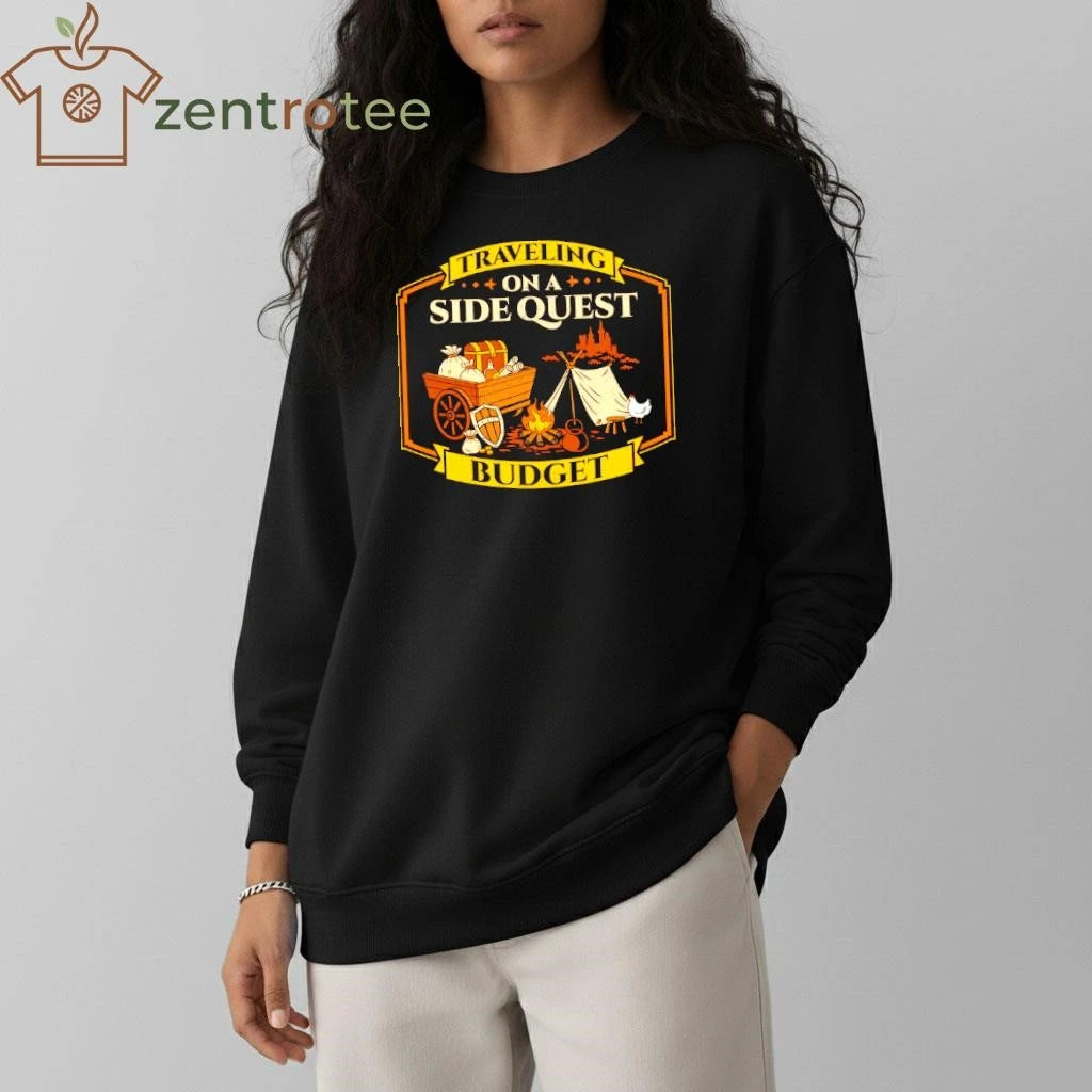 Traveling On A Side Quest Budget tee
